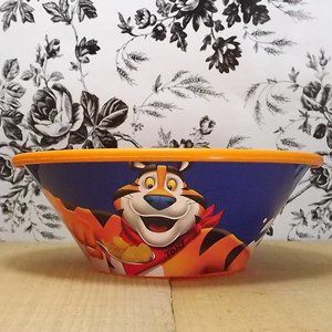 2023 Tony the Tiger Orange Cereal Bowl Kellogg’s Frosted Flakes